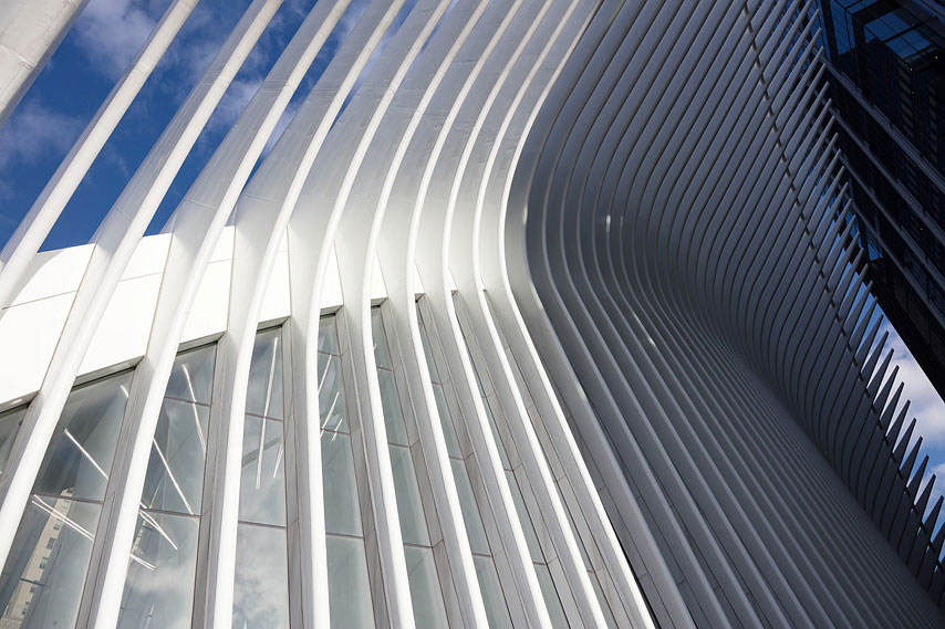 world trade center hub, santiago calatrava, new york