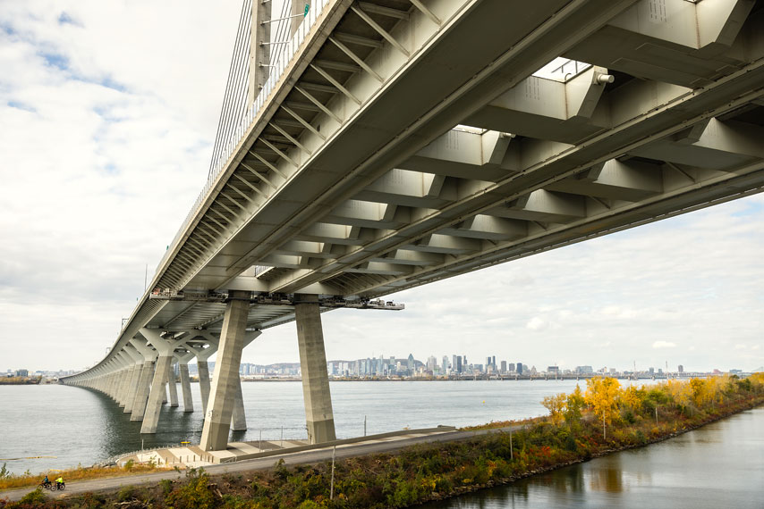 honoré mercier bridge, montreal, kanada