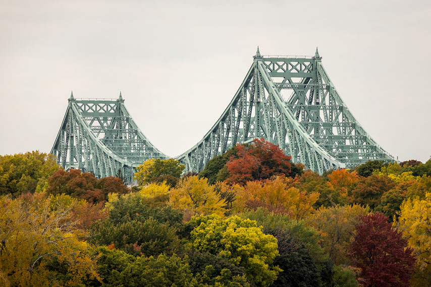 pont jaques-cartier, montreal, kanada